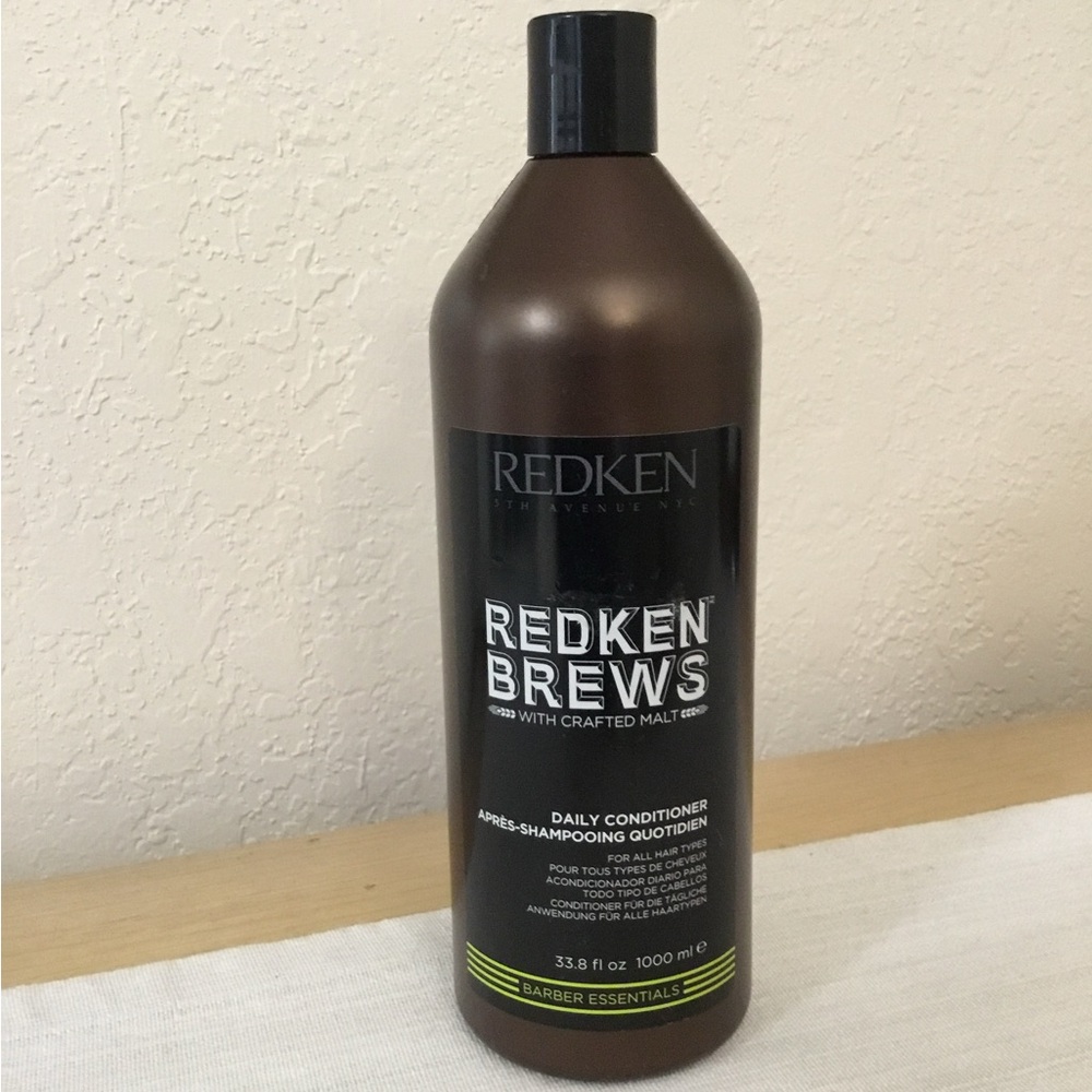 Redken Brews Daily Conditioner For Men | Soft and Shiny Hair 33.8 oz